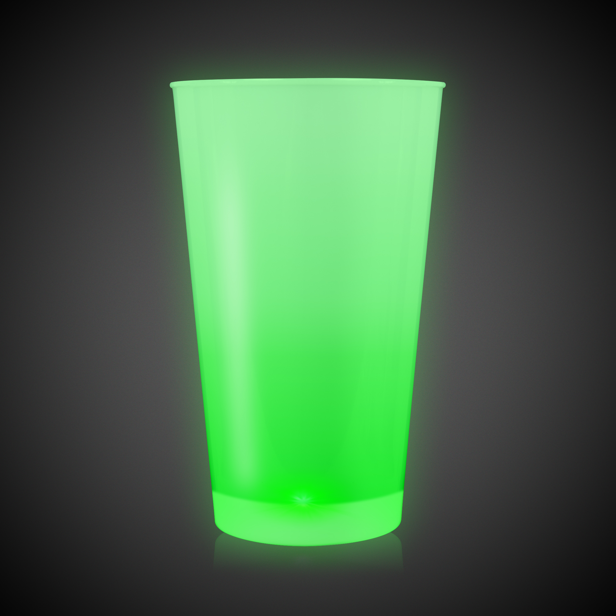 Green LED Light Up Drinking Neon Look 16 oz Pint Glass 7