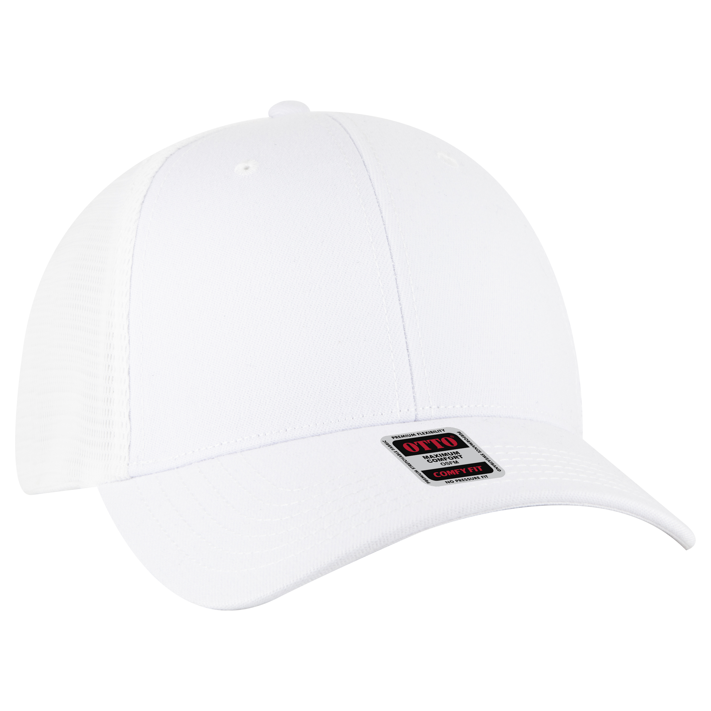 OTTO CAP® OTTO FLEX® Fitted 6 Panel Low Profile Mesh Back Trucker Hat 2
