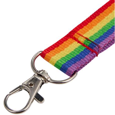 Recycled Rainbow Wrist Lanyard 4