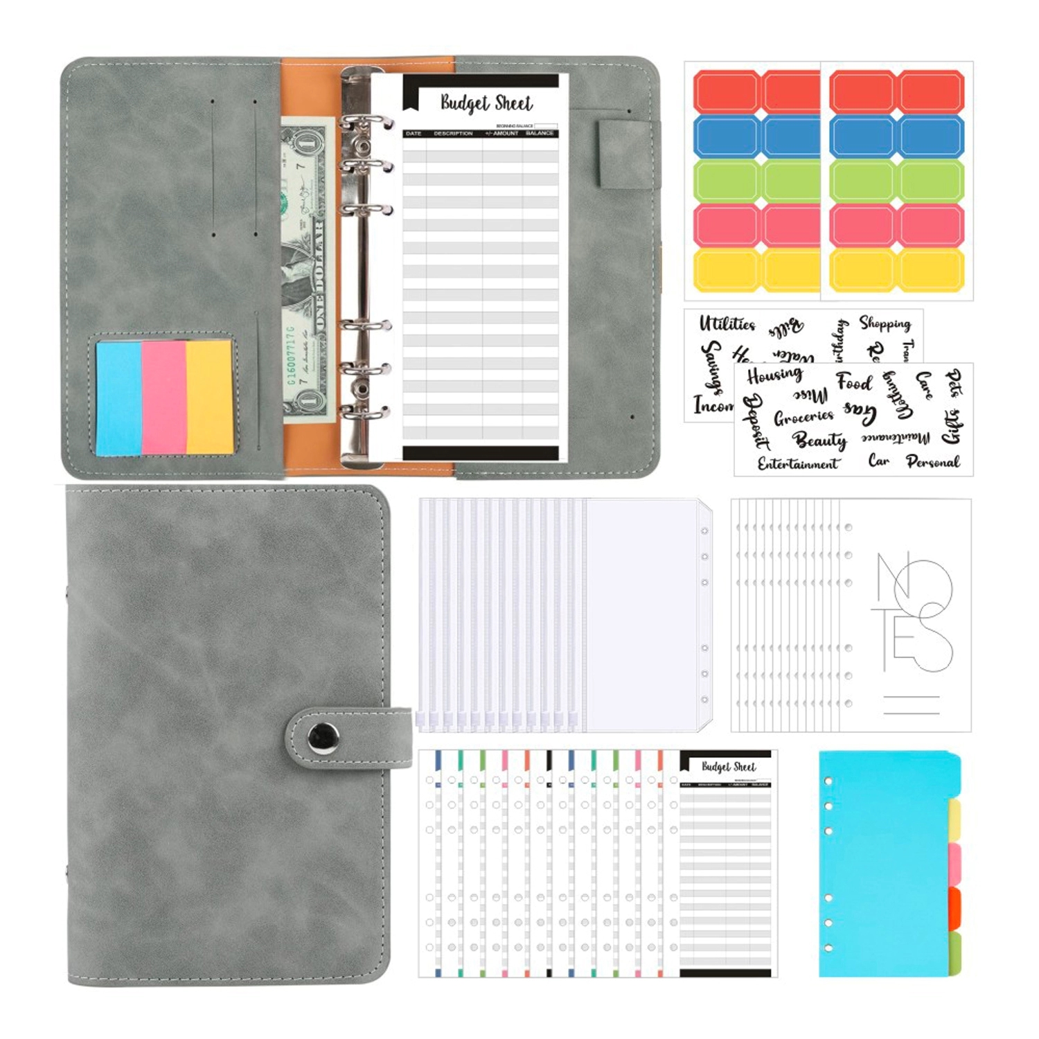 A6 PU Leather Cover Notebook 3