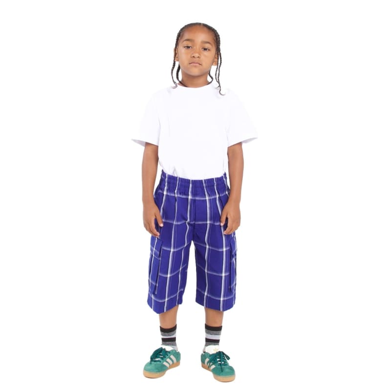 Shaka Wear Youth Plaid Shorts 32
