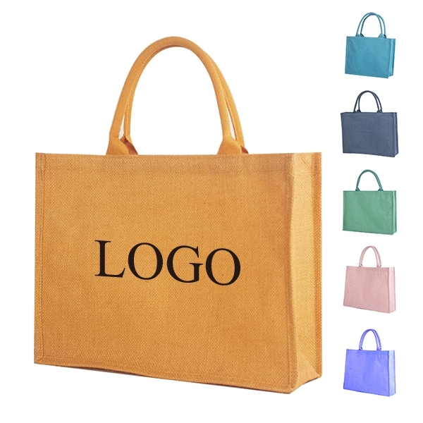 Promotional Coloured Jute Bag 4