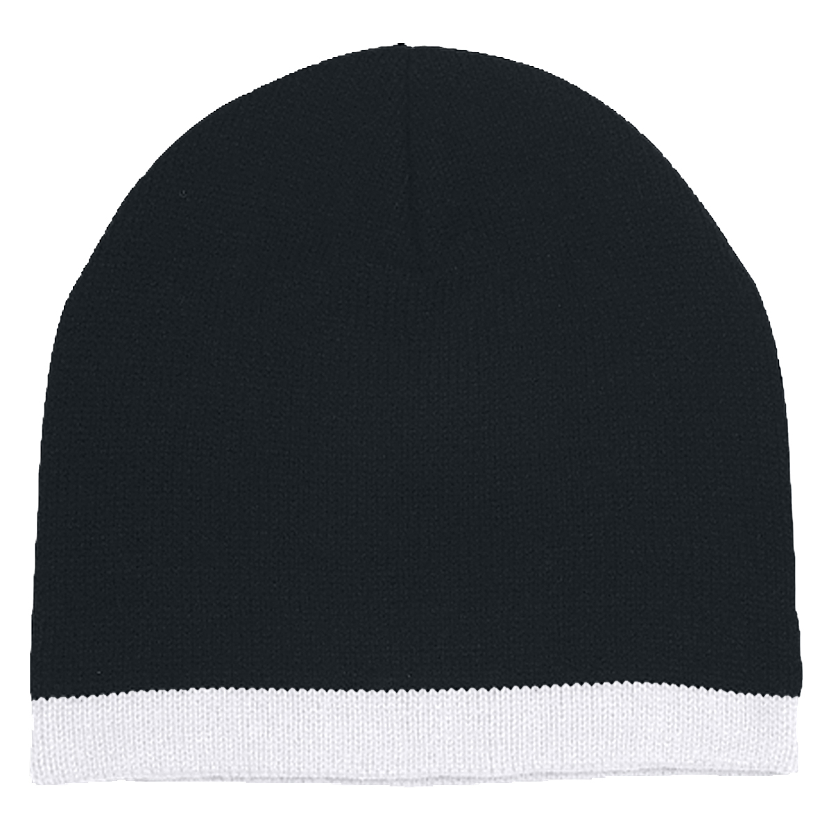 Knit Beanie With Stripe 3