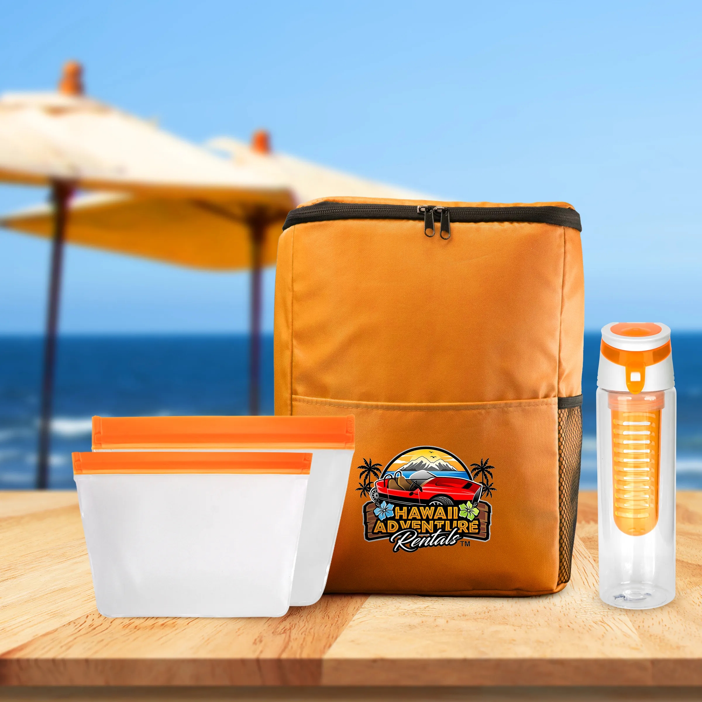 Sporty RPET Food Storage and Drink Set 2