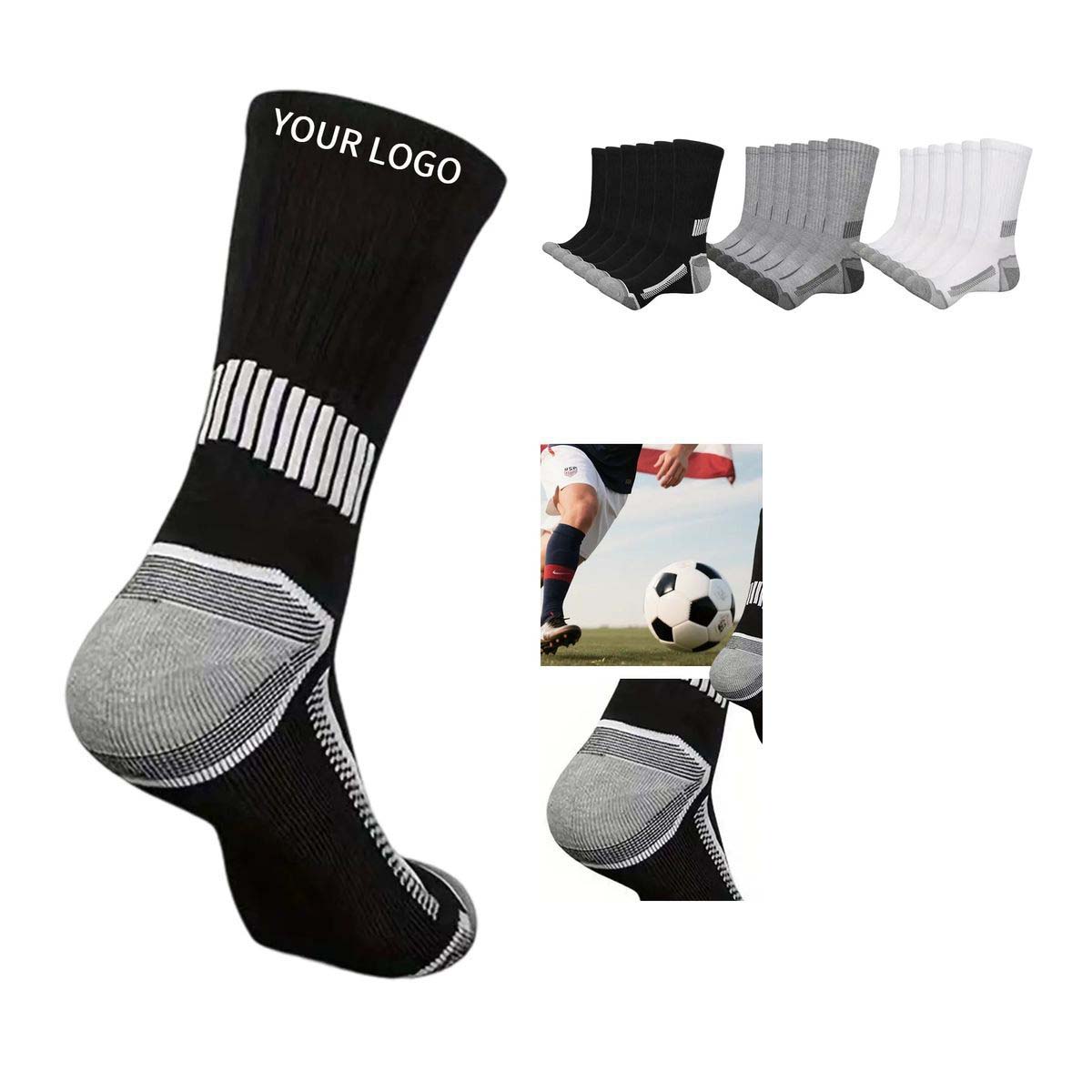 Comfortable Basketball Socks with Elastic Fit 1