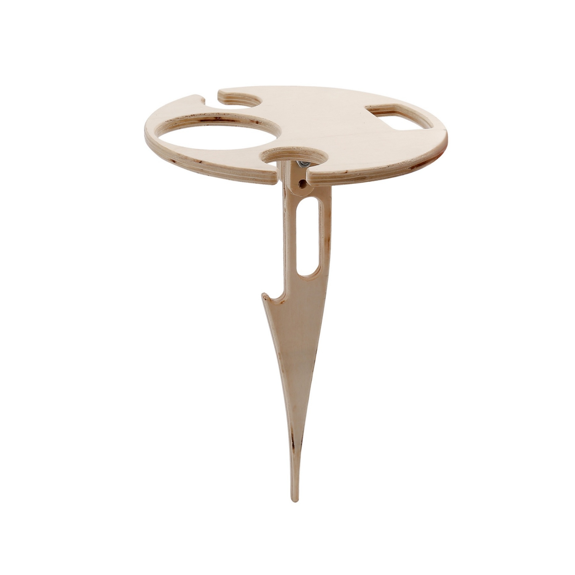 2 - Tier Wooden Outdoor Holder 4