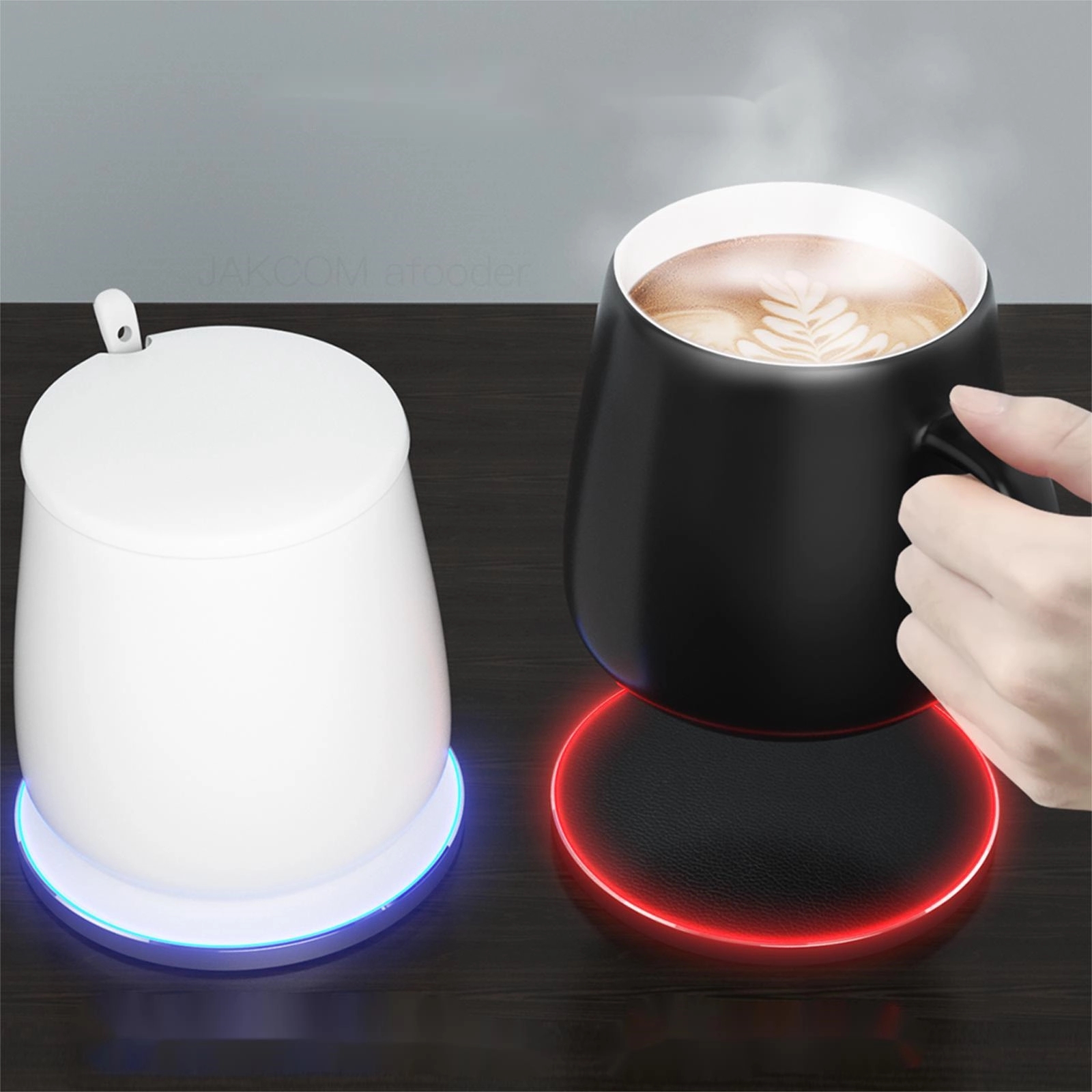 2 In 1 Smart Mug Warmer with Wireless Charger Ember 11