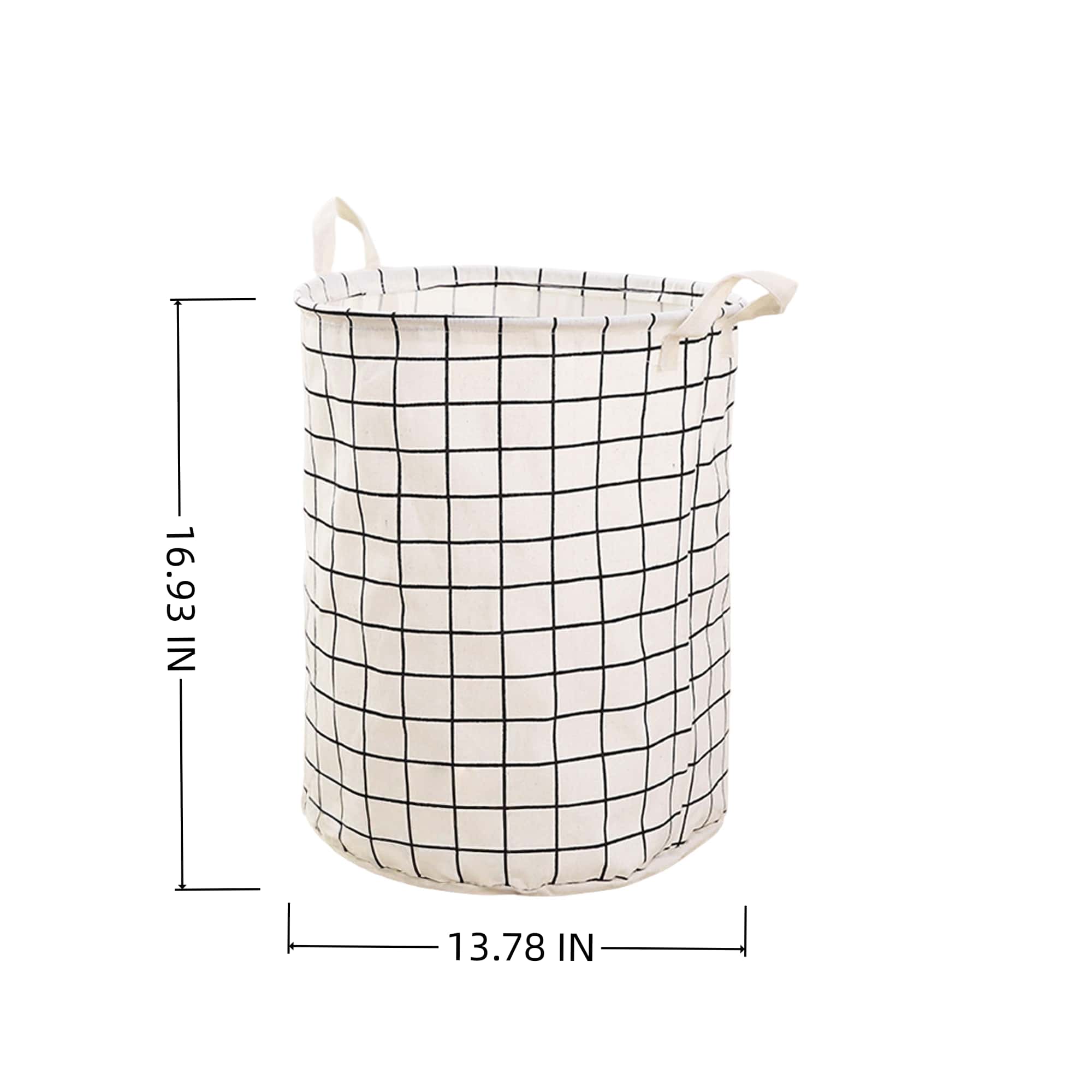 Foldable Waterproof Canvas Clothing Storage Basket 4