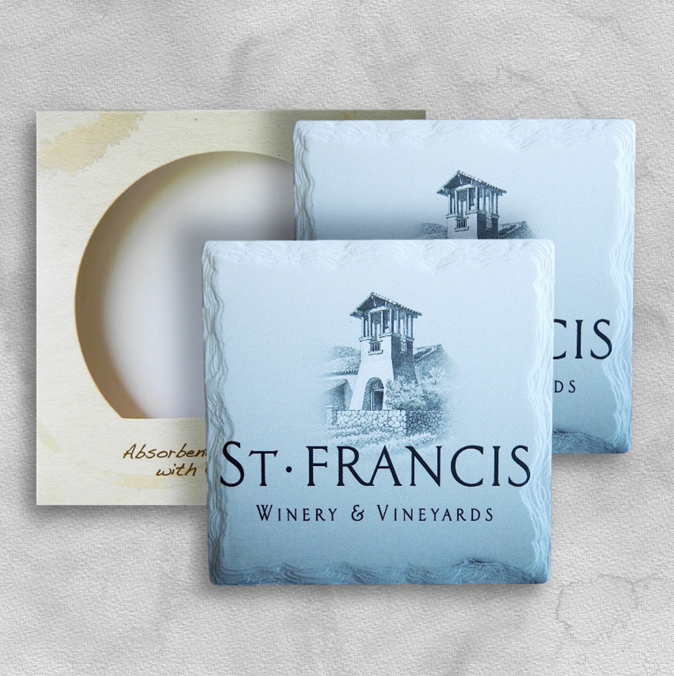 Two Square Layered Edge Coaster Box Set 9