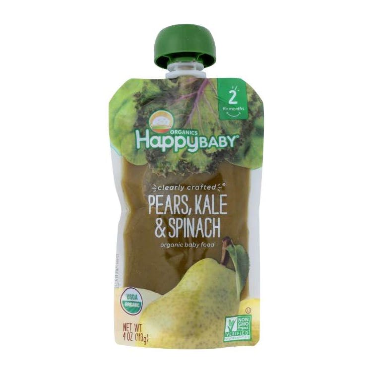 Happy Baby 16pk - Organic Pear Kale Spinach 2
