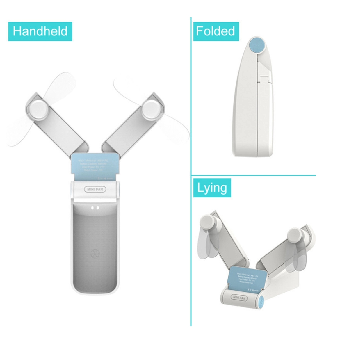 Mini Fan Handheld Usb 4