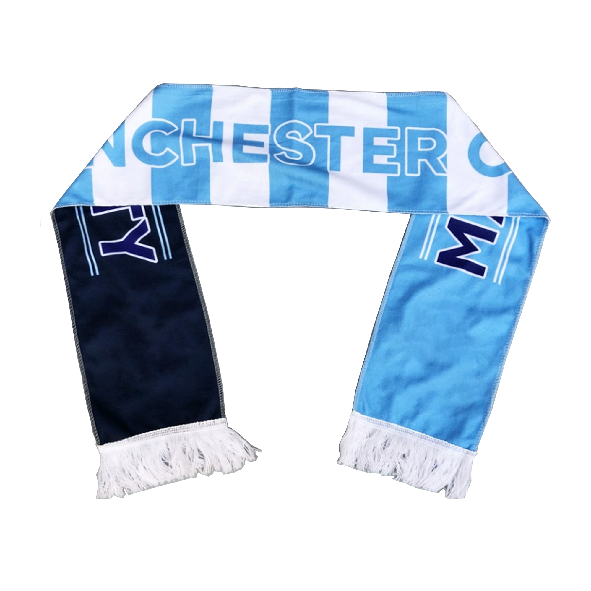 Knitted Stadium Sports Scarf With Fringe 1