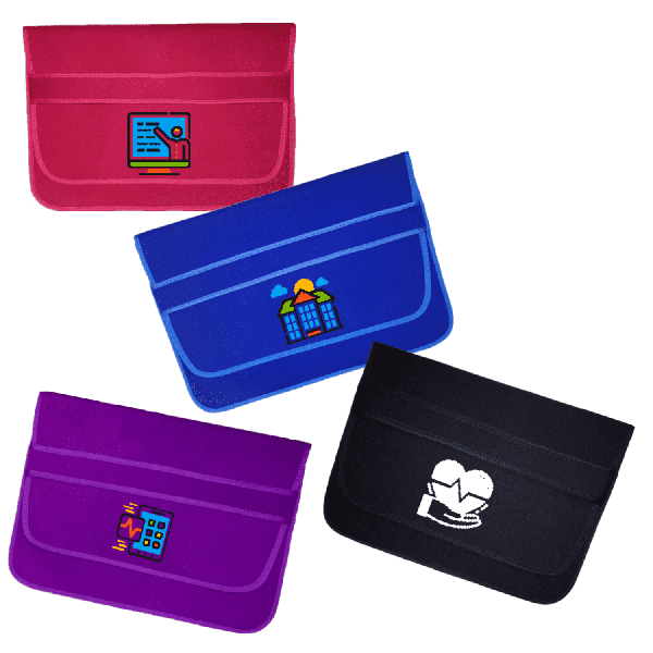 Laptop Sleeve with Flap in Closure - Neoprene 3