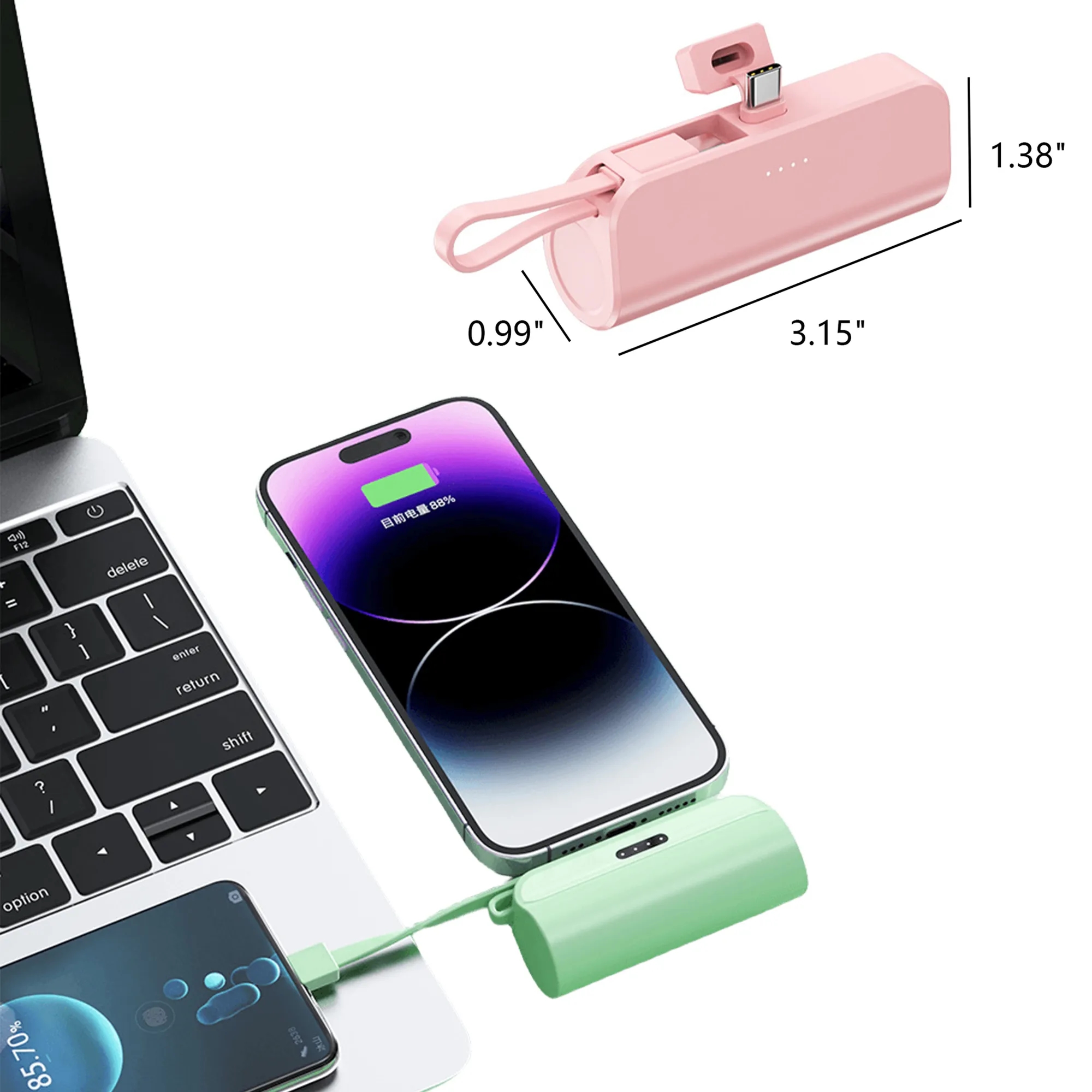 Portable Charger 5000mAh Power Bank 4