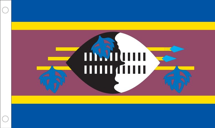 Swaziland Flag - 2' x 3' - Nylon 2