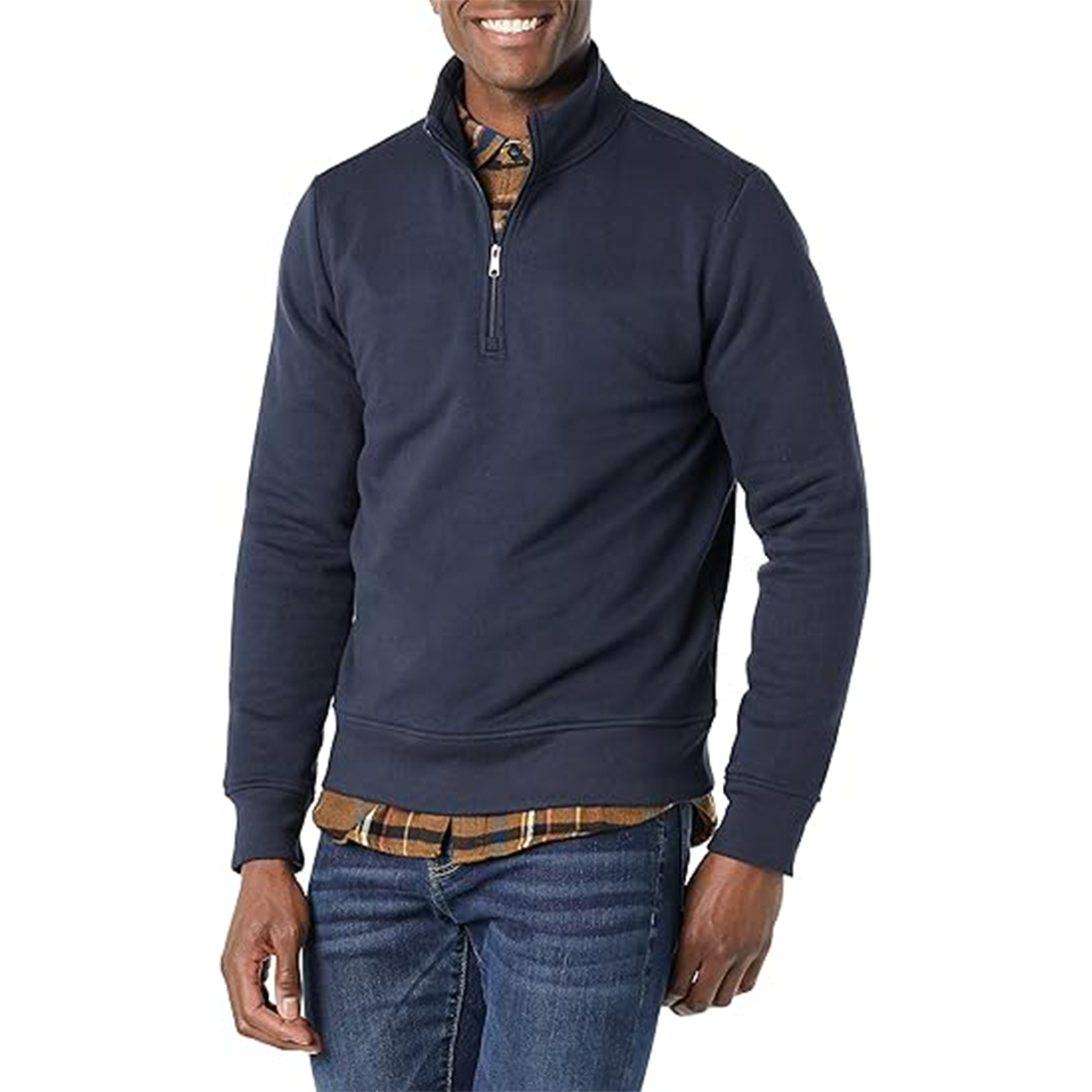 Men Quarter Zip Pullover Sweatshirt, custom hoodie or sweatshirt with logo imprint 12