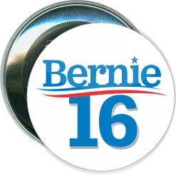 Sanders, Bernie 16, Political Button