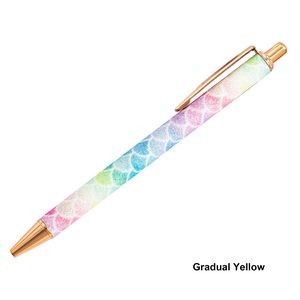 Rainbow Gradient Color Barrel Ballpoint Pen 13