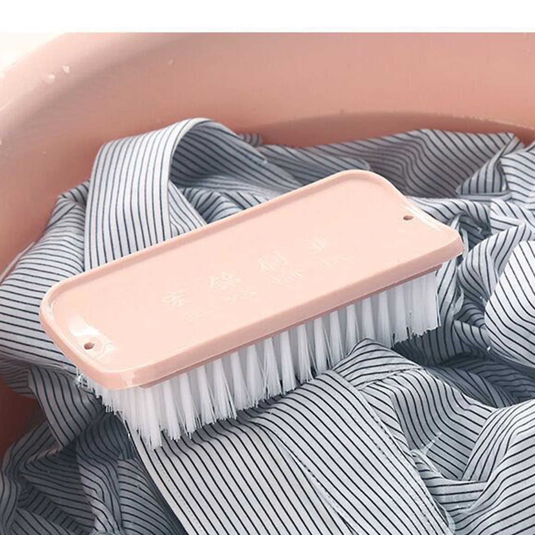 Plastic Soft Bristle Laundry Brush 3