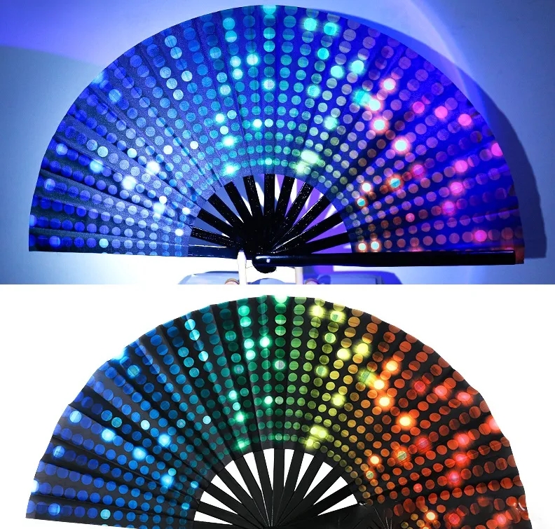 25 Inch Clacking Line Dance Hand Fan 3