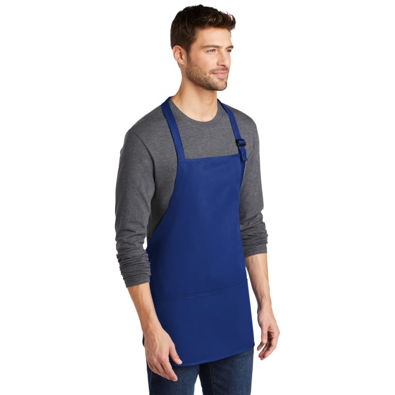 Port Authority Medium-Length Apron With Pouch Pockets. 13