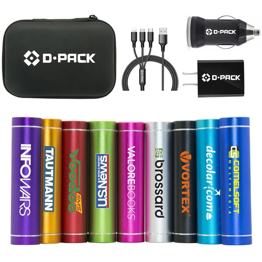Traveler Aluminum Power Bank Gift Set 1