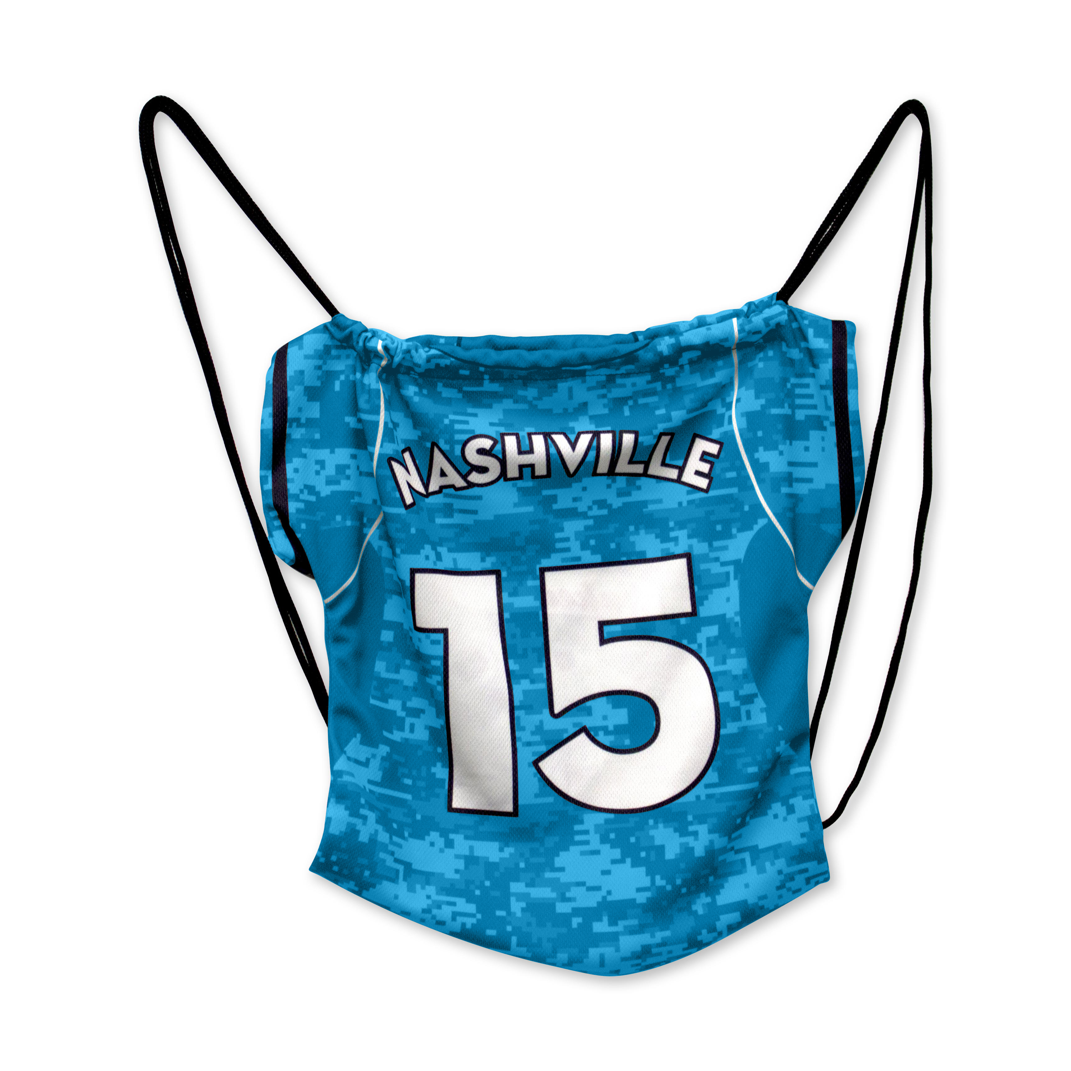 Jersey Mesh Drawstring Backpack 9