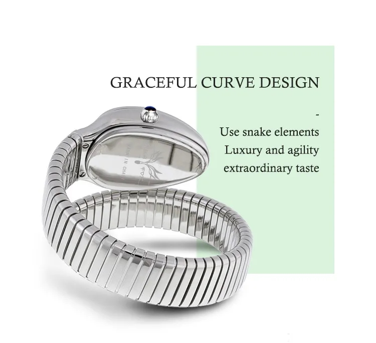 Custom Stylish Snake Watch for Fashionable and Trendy Look 2