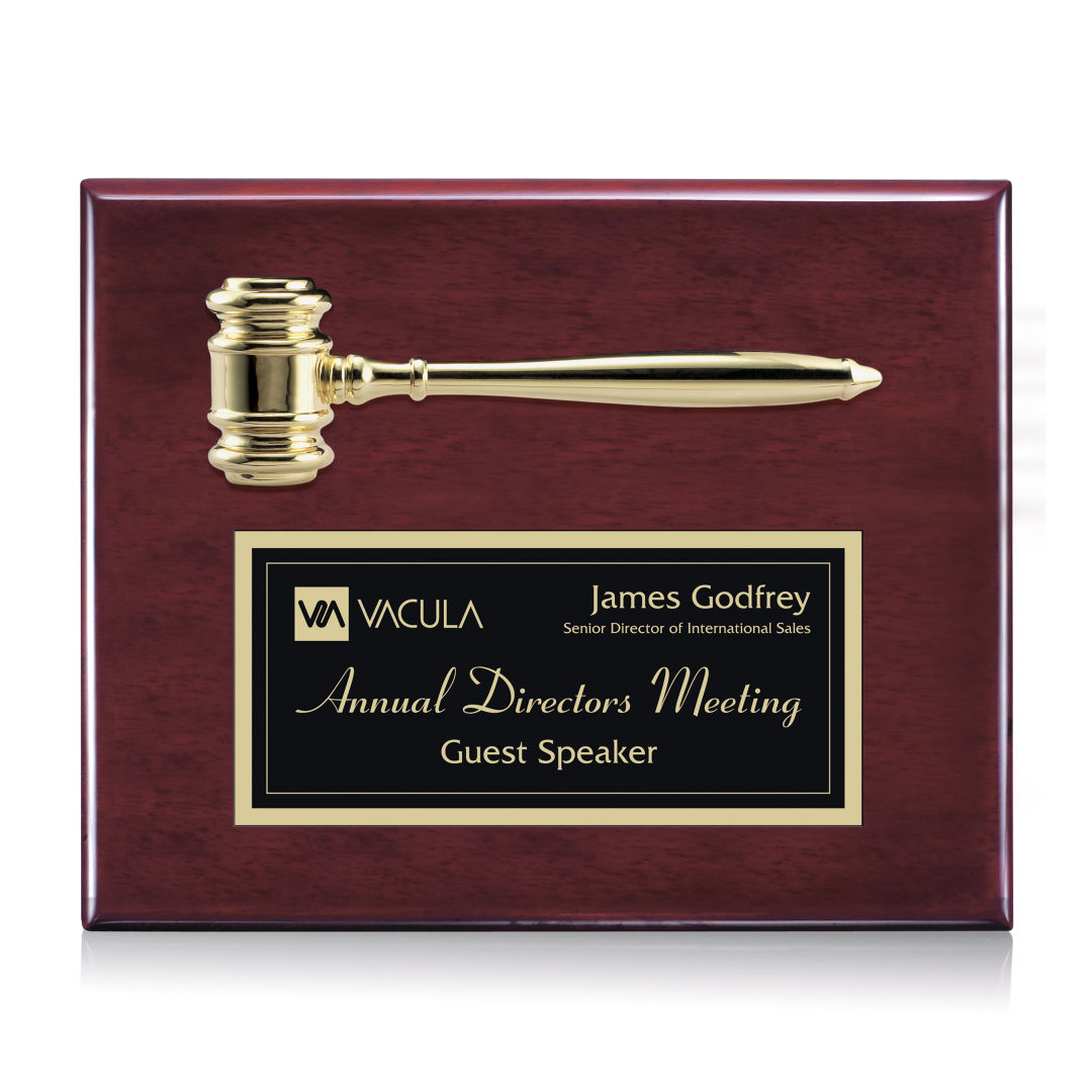 Gavel Plaque 3