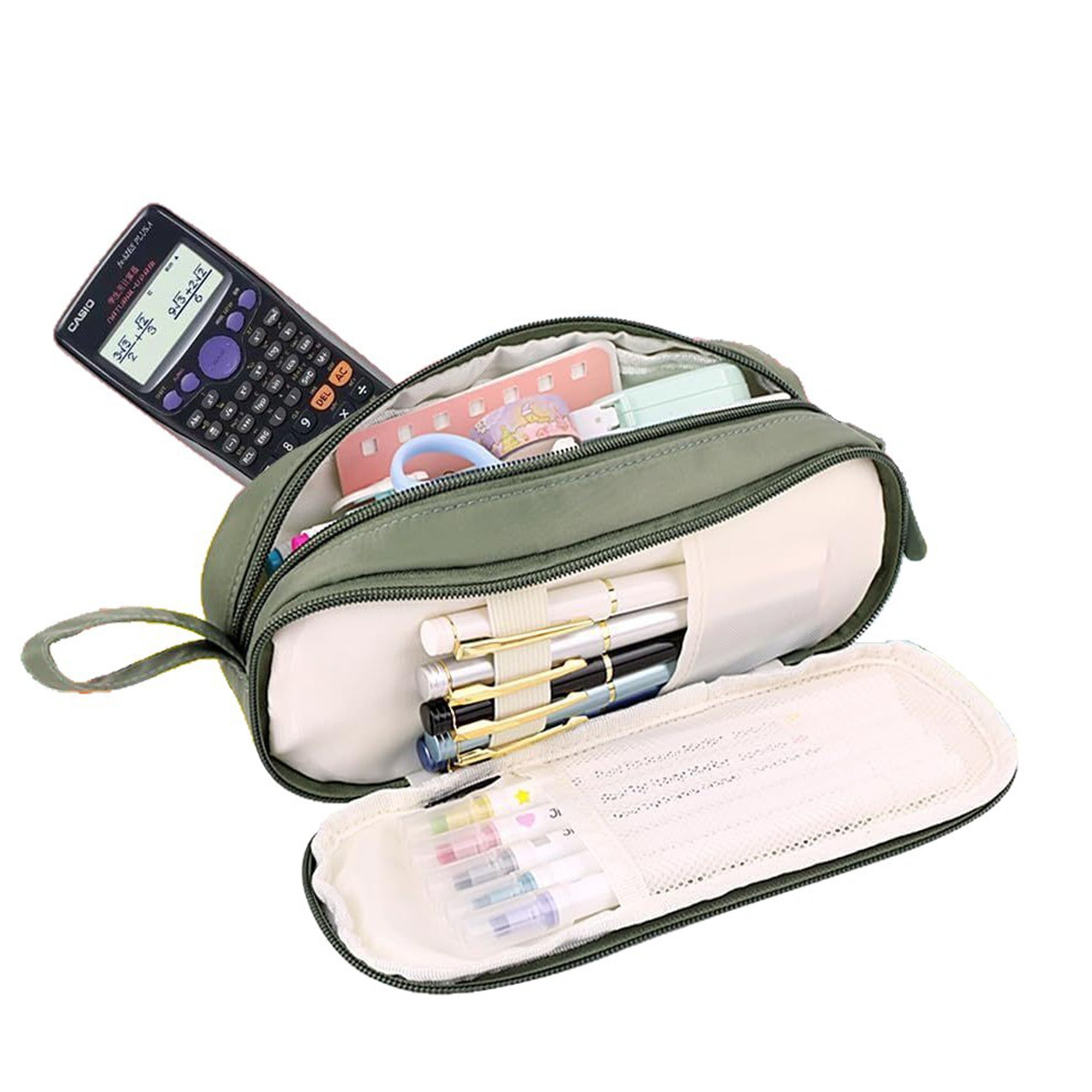 High-Capacity Multi-Compartment Pencil Organizer 2