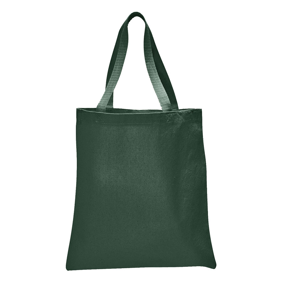 Value 6 oz Cotton Canvas Tote Bag - 15"W x16"H x 3"D x 5