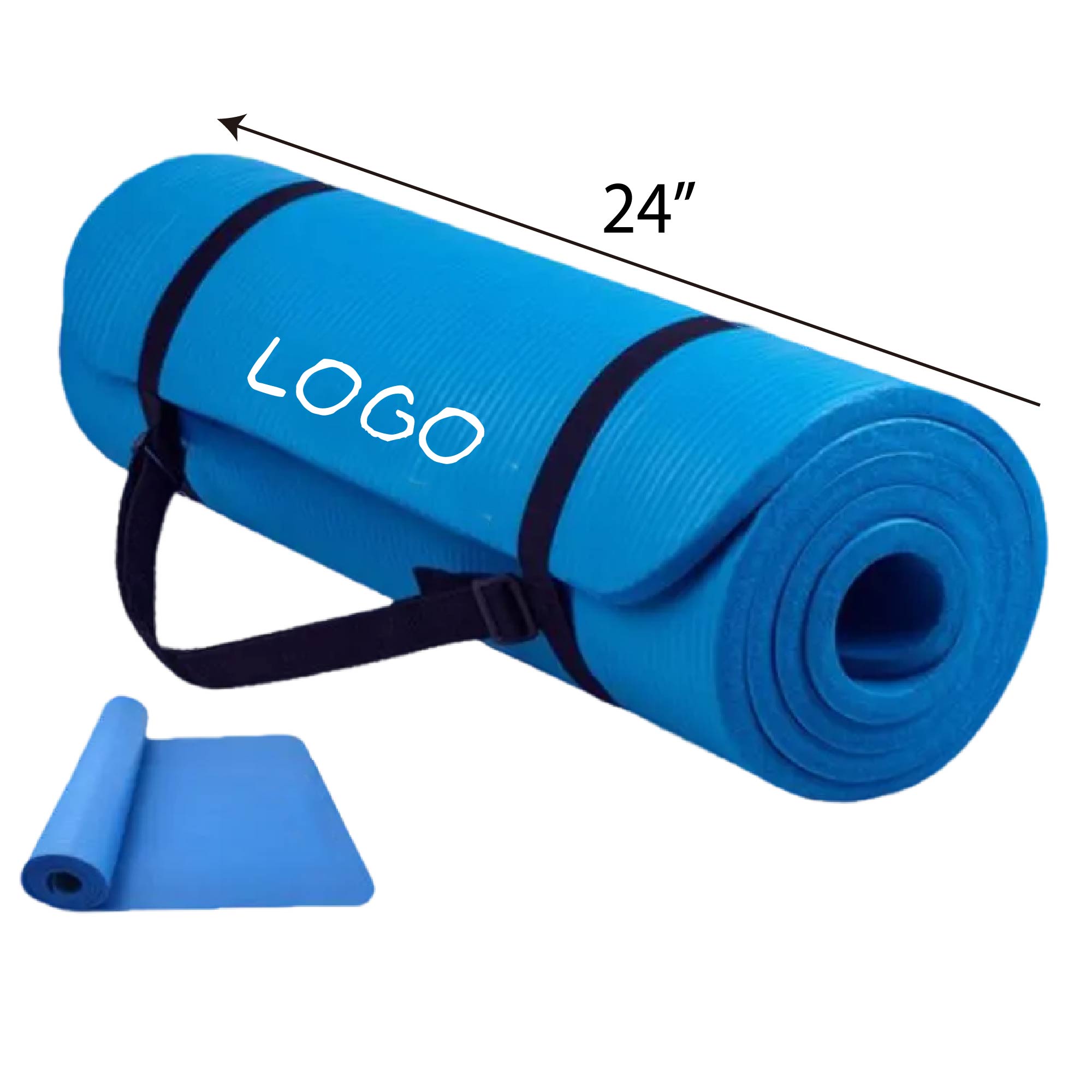 Yoga Mat W/ Carry Strap 2