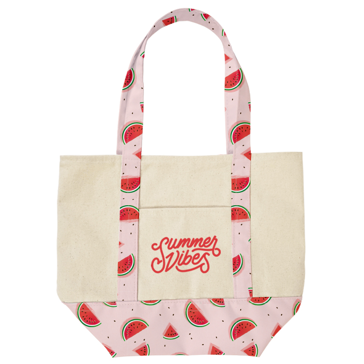 Carmel Mini Canvas Tote Bag – Full Color, Made in USA 10
