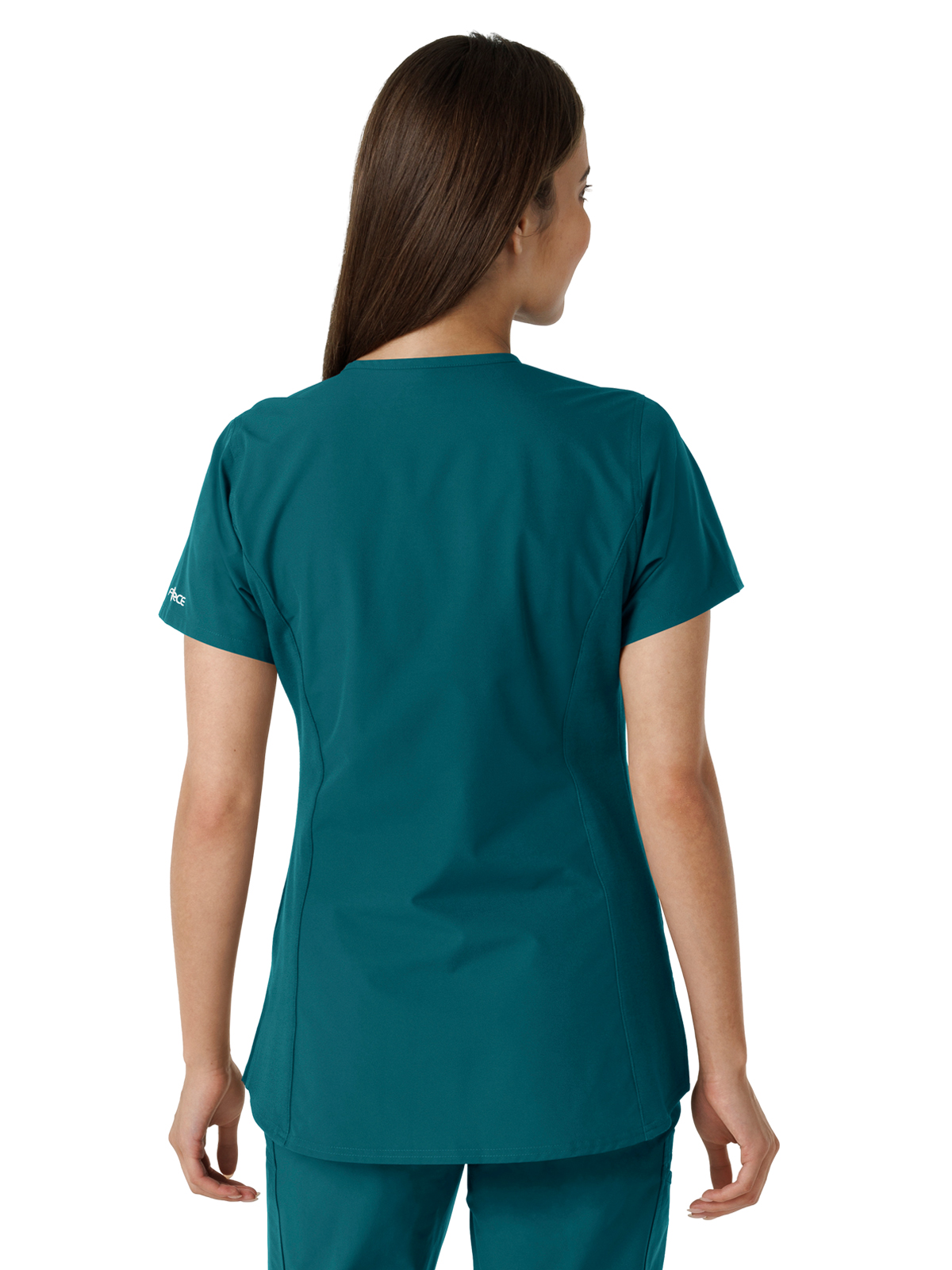 Carhartt Scrubs - Force Essentials Women's Notch Neck Tunic Knit Panel Top 6