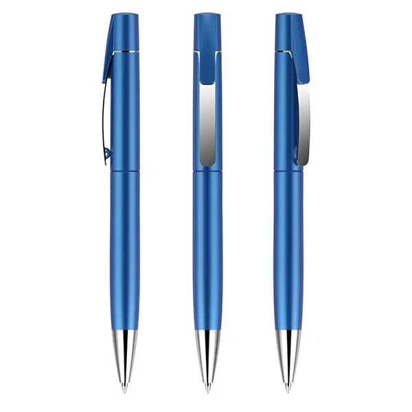 Plastic Ballpoint pen with metal clip 6