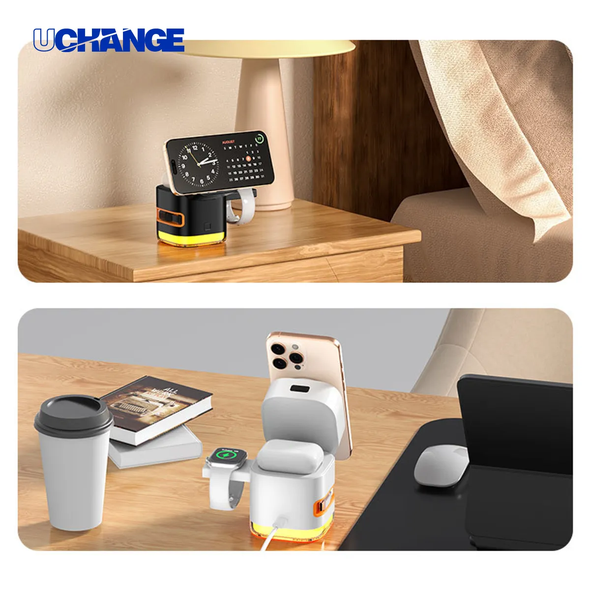 Qi2 MagSafe 5 In 1 Magnetic Wireless Charging Dock 2