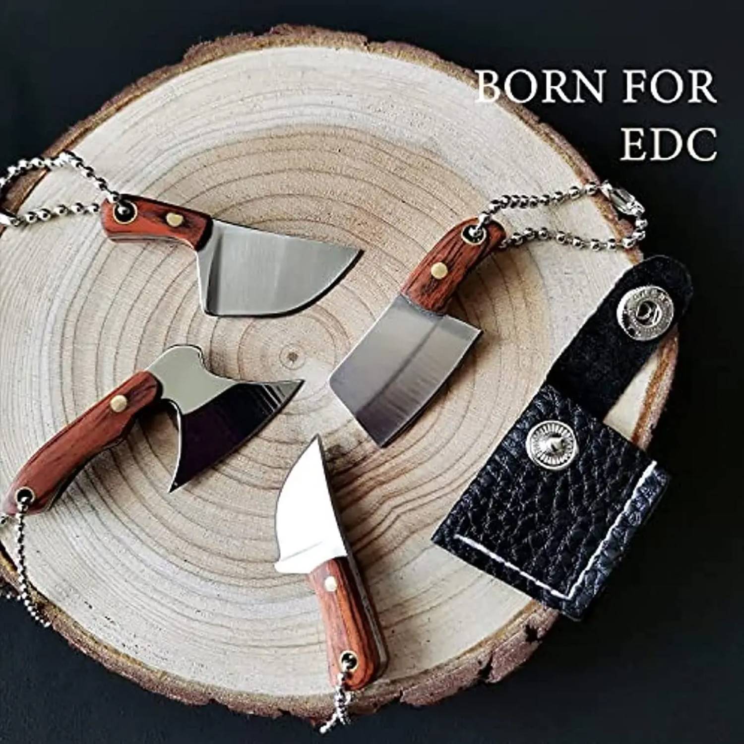 Mini Stainless Steel Knife Keychain 6