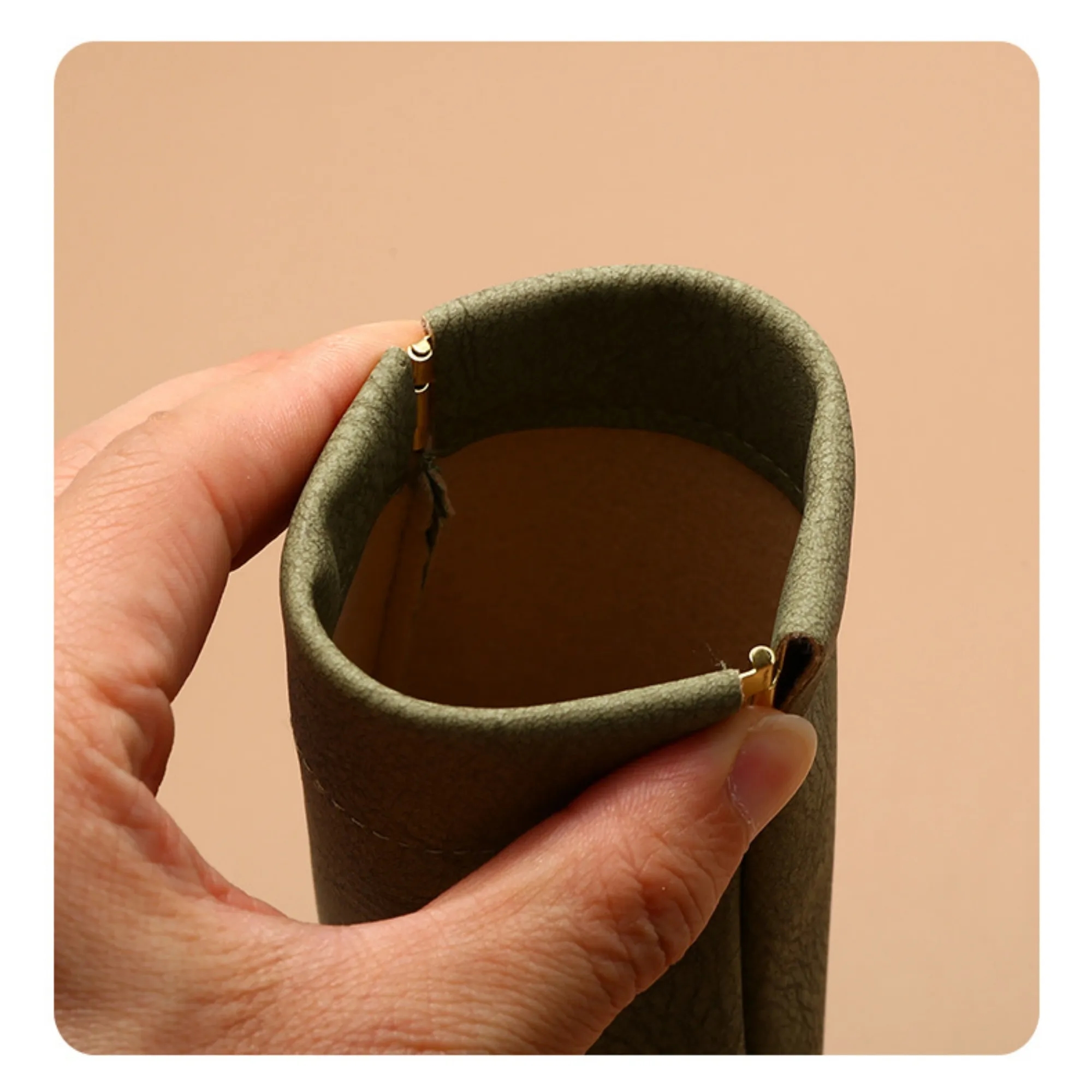 Fasten Top PU Sunglasses Pouch 3