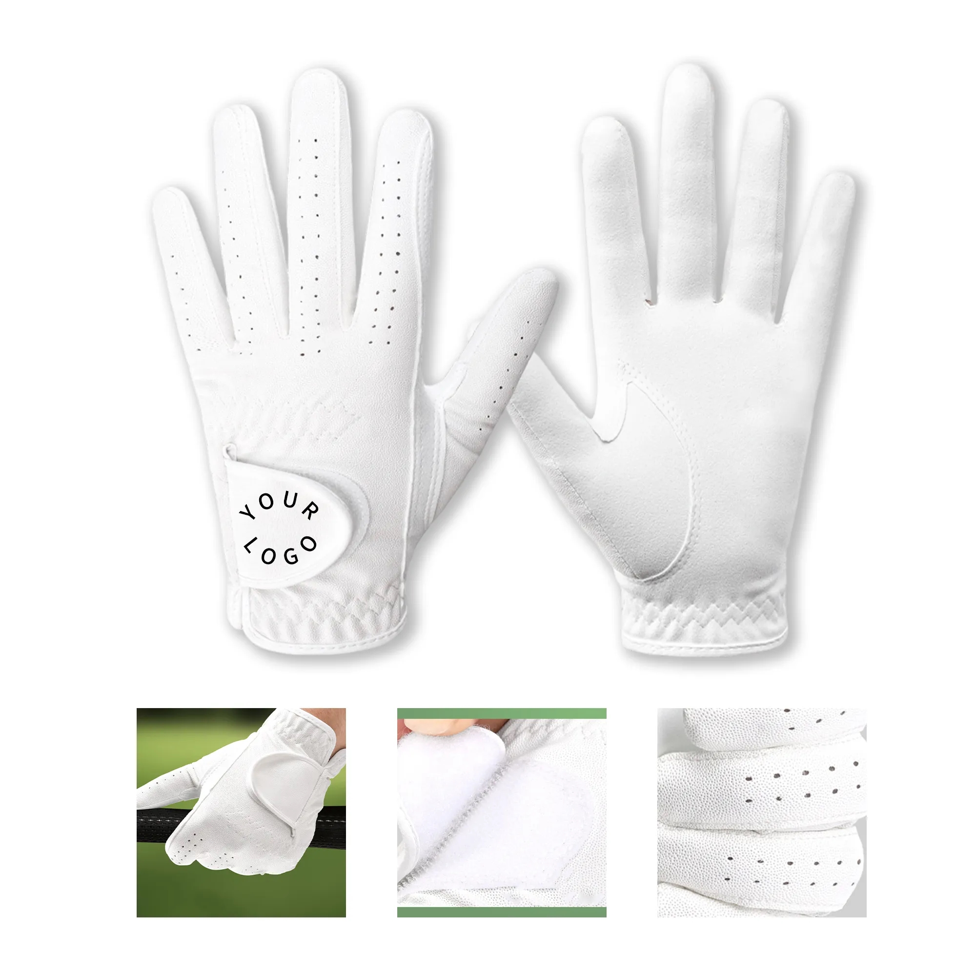 Suede Golf Gloves 2