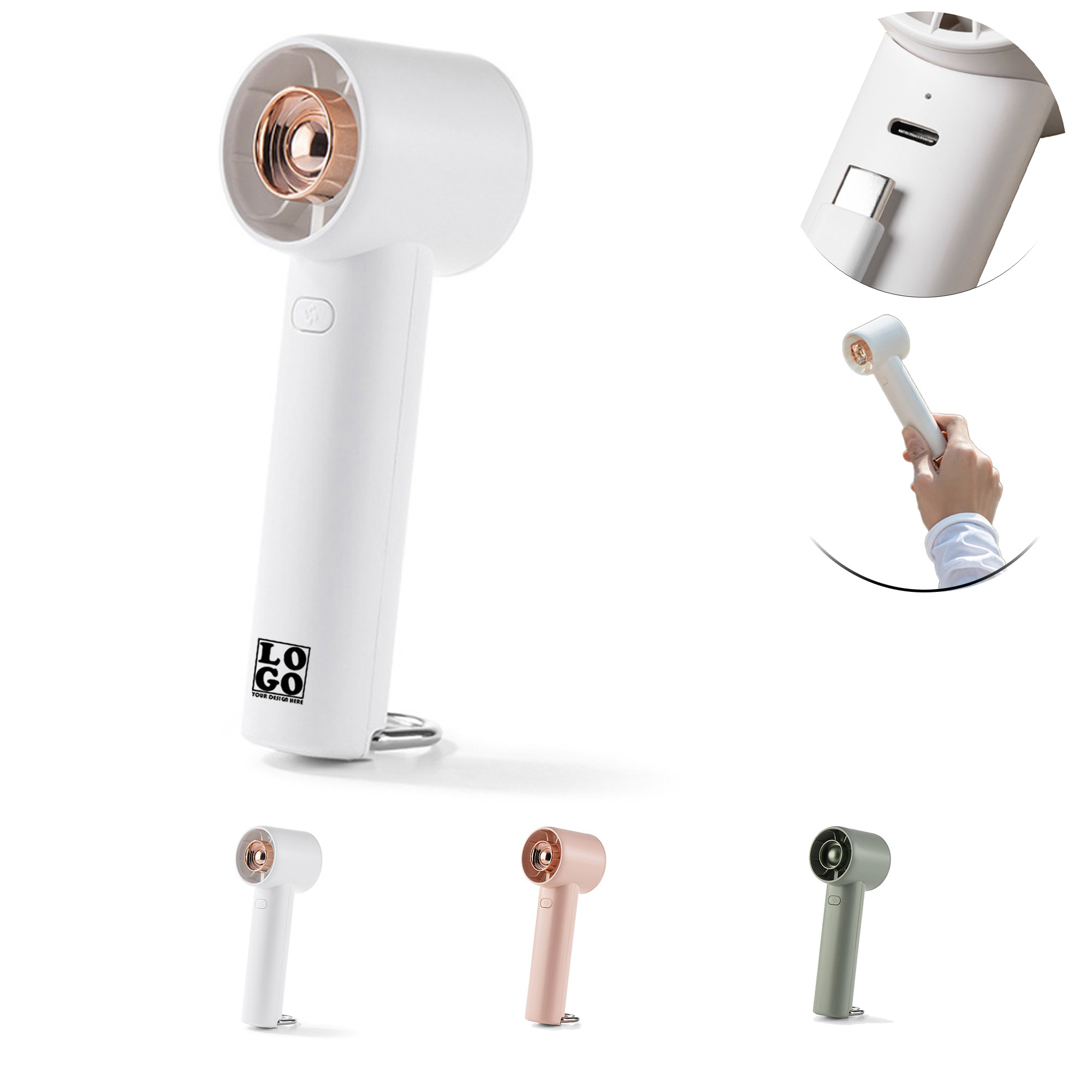 Pocket-Sized Travel Mini Fan 2