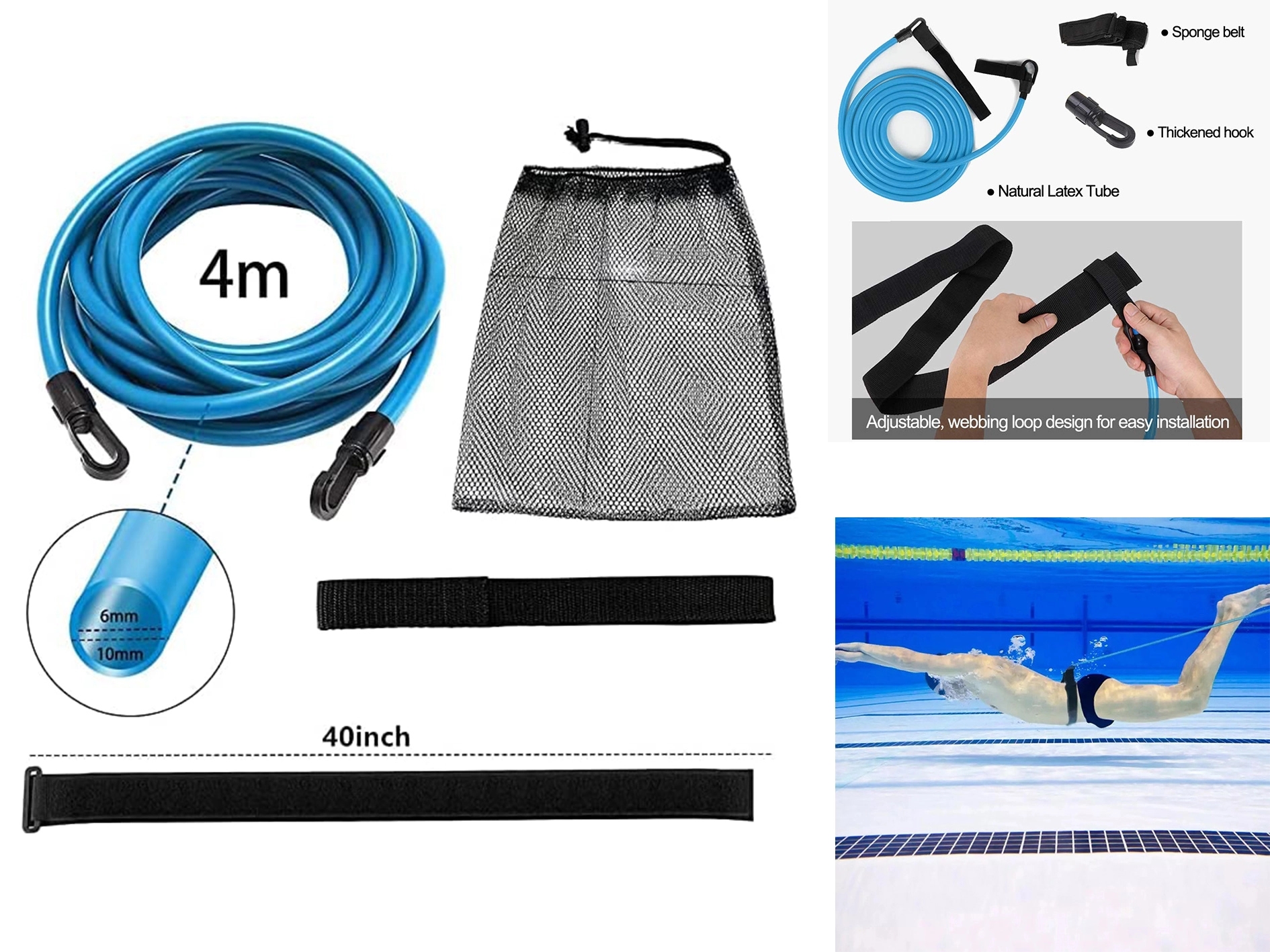 Swimming Tether Trainer Belt 5