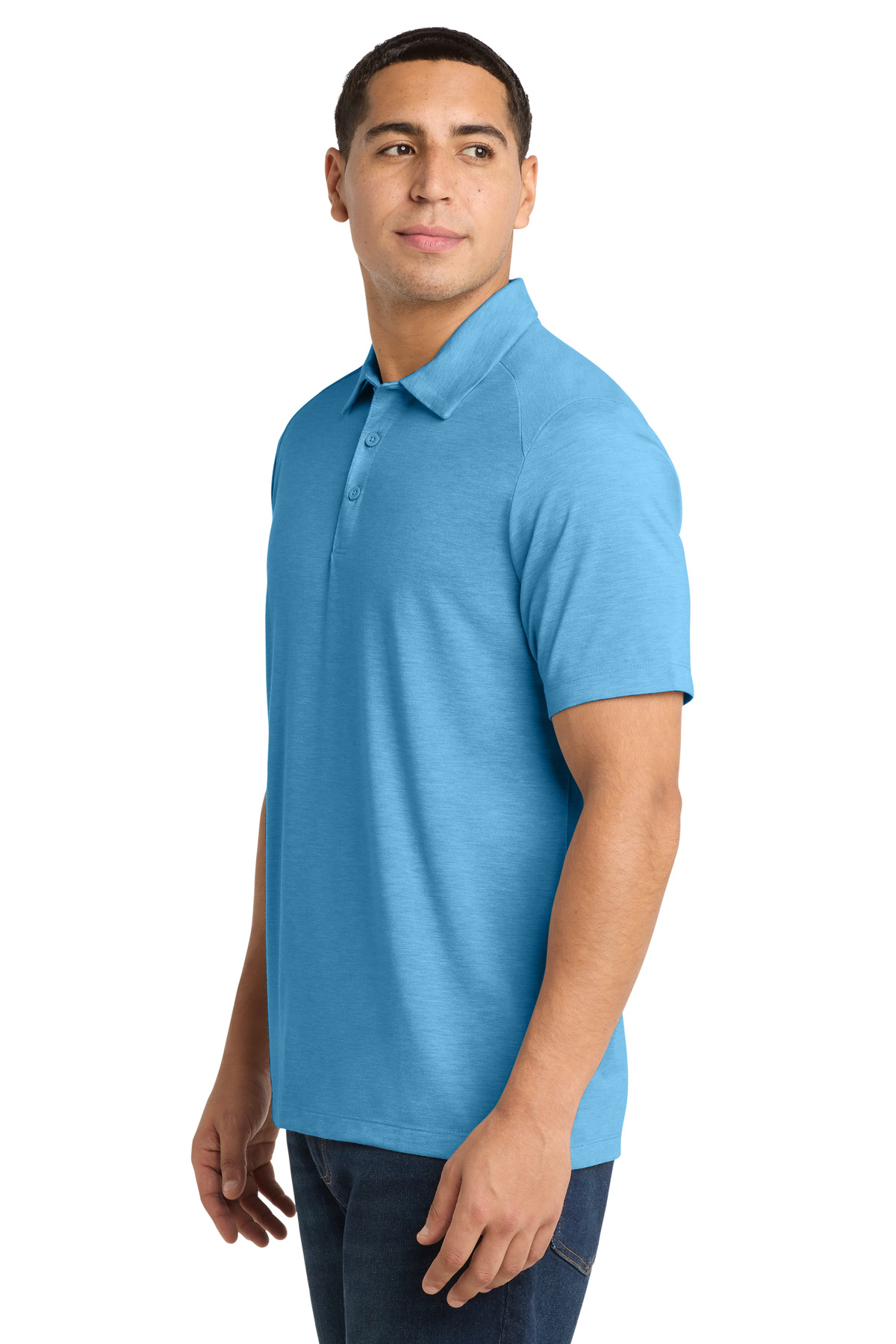 Sport-Tek PosiCharge Tri-Blend Wicking Polo. ST405 19