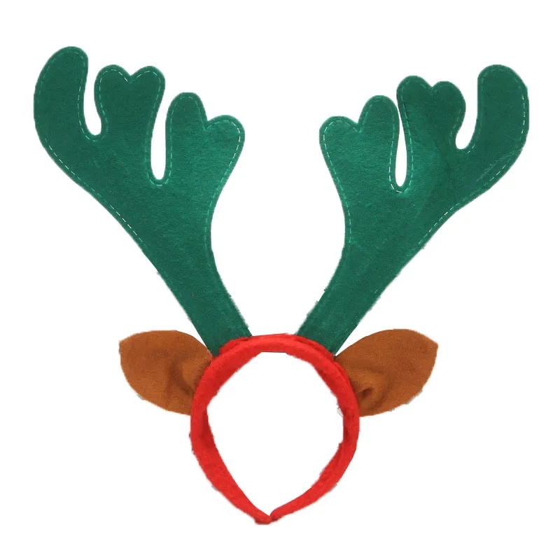 Full Color Christmas Reindeer Antler Headband 6