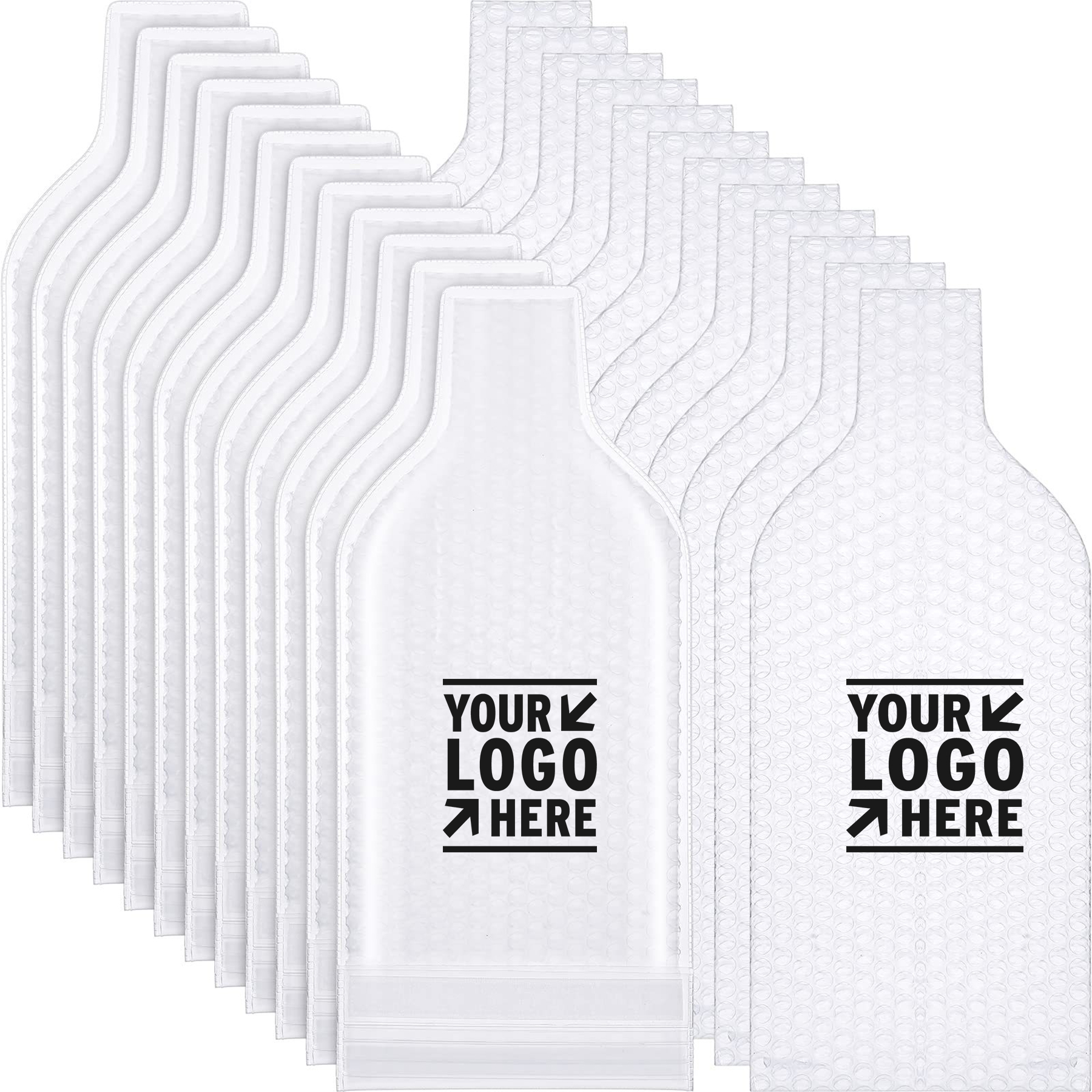 17 x 7.25 Inches Reusable Bottle Protector Sleeve Travel Bag 1