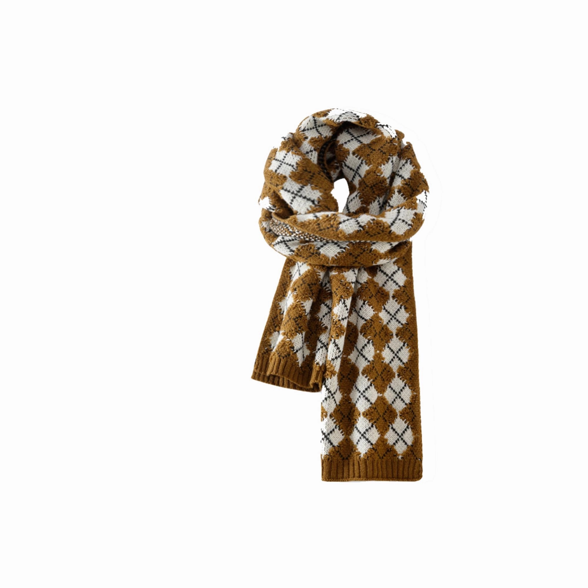Acryli Knitted Scarf MOQ 100PCS 7