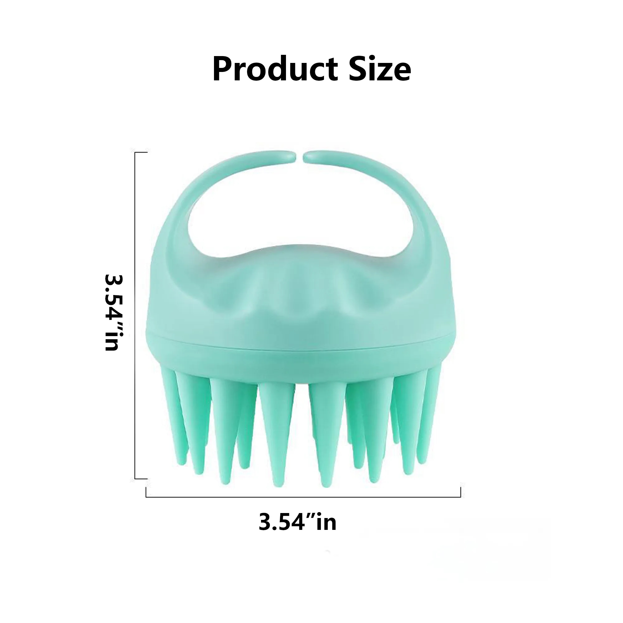 Silicone Hair Scrubbing Brush 5