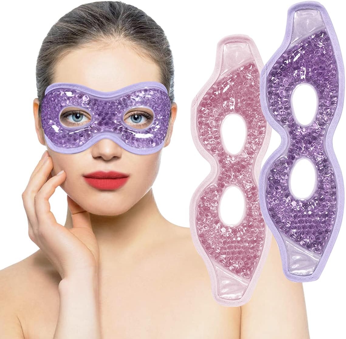 Ice Beads Gel Cooling Eye Mask 2