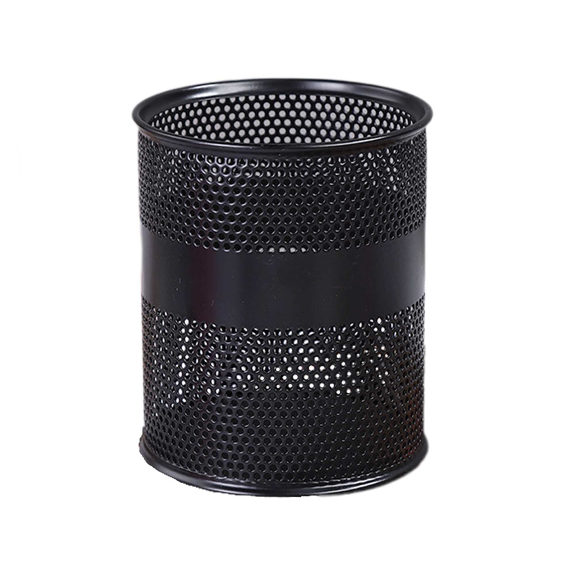 Round Perforated Metal Pen Cup Organizer 5