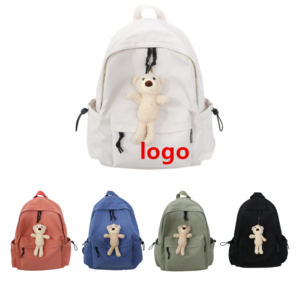 Nylon Classic School Backpack 3