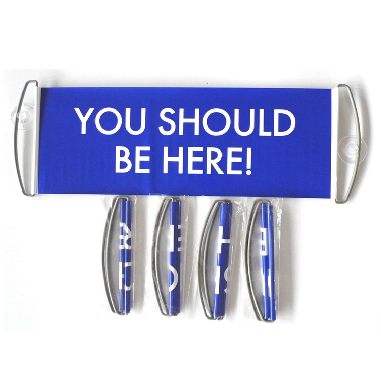 27 9/16" x 9 7/16" Hand Held Scrolling Banner/Flag 2